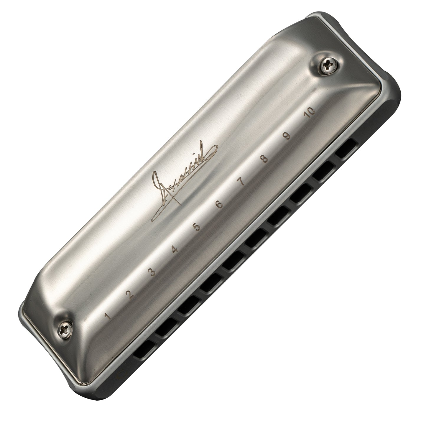 The New Assassin blues harmonica features a 0.5mm uncoated stainless steel cover, waterproof damping sheets, low-temp reeds for airtightness.