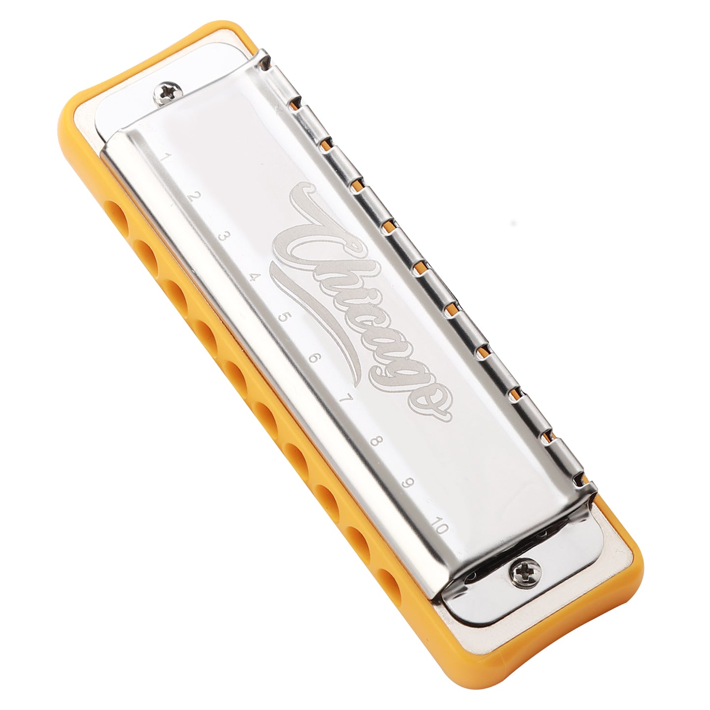 The JDR Chicago 10-hole blues harmonica has powerful volume and great bending performance, ensuring an enjoyable learning experience right from the start.