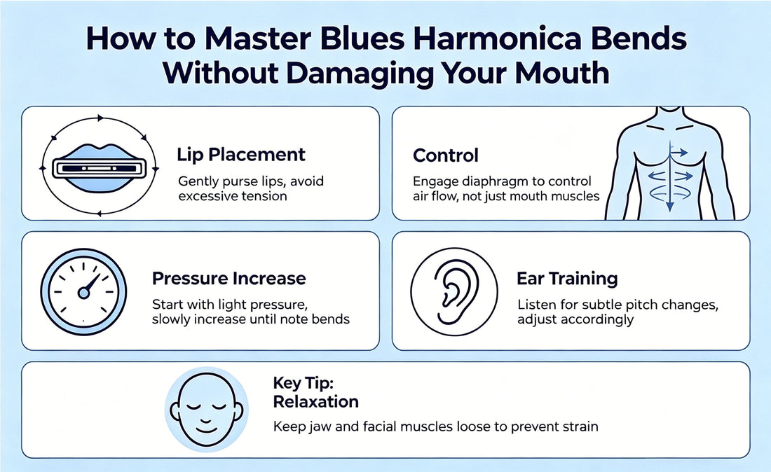 Bending Secrets: How to Master Blues Harmonica Bends Without Damaging Your Mouth