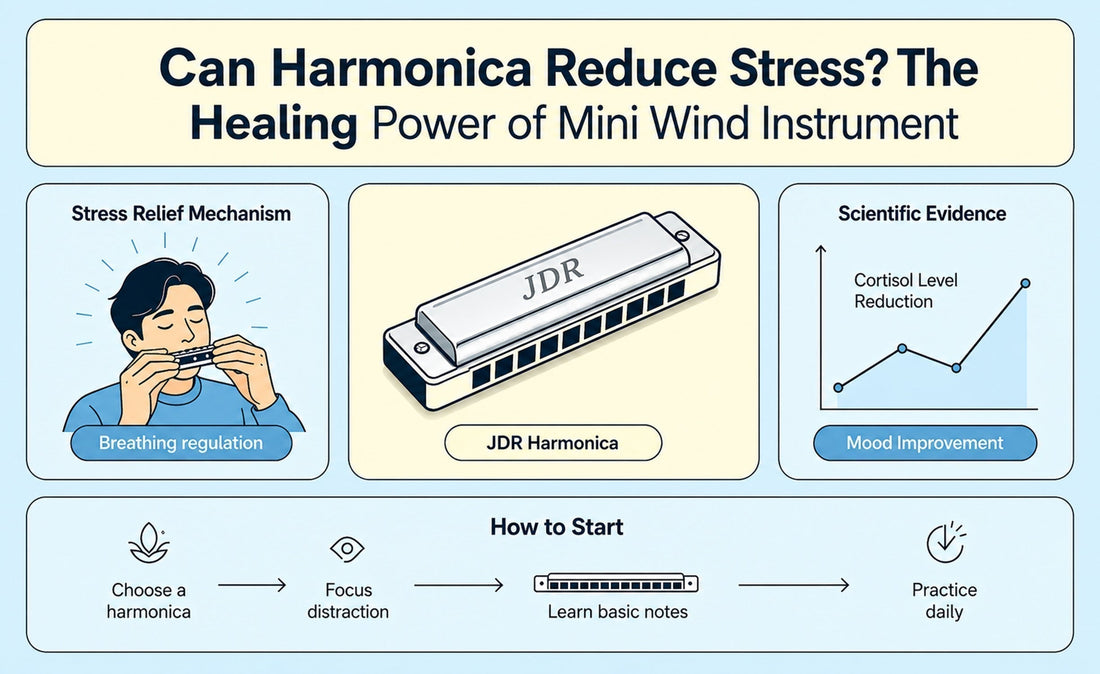 Can Harmonica Reduce Stress? The Healing Power of Mini Wind Instrument