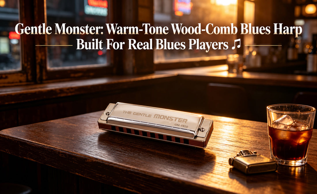 Gentle Monster: Warm‑Tone Wood‑Comb Blues Harp Built For Real Blues Players 🎵