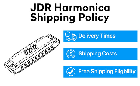 JDR Harmonica Shipping Policy: Delivery times, costs, and free shipping eligibility