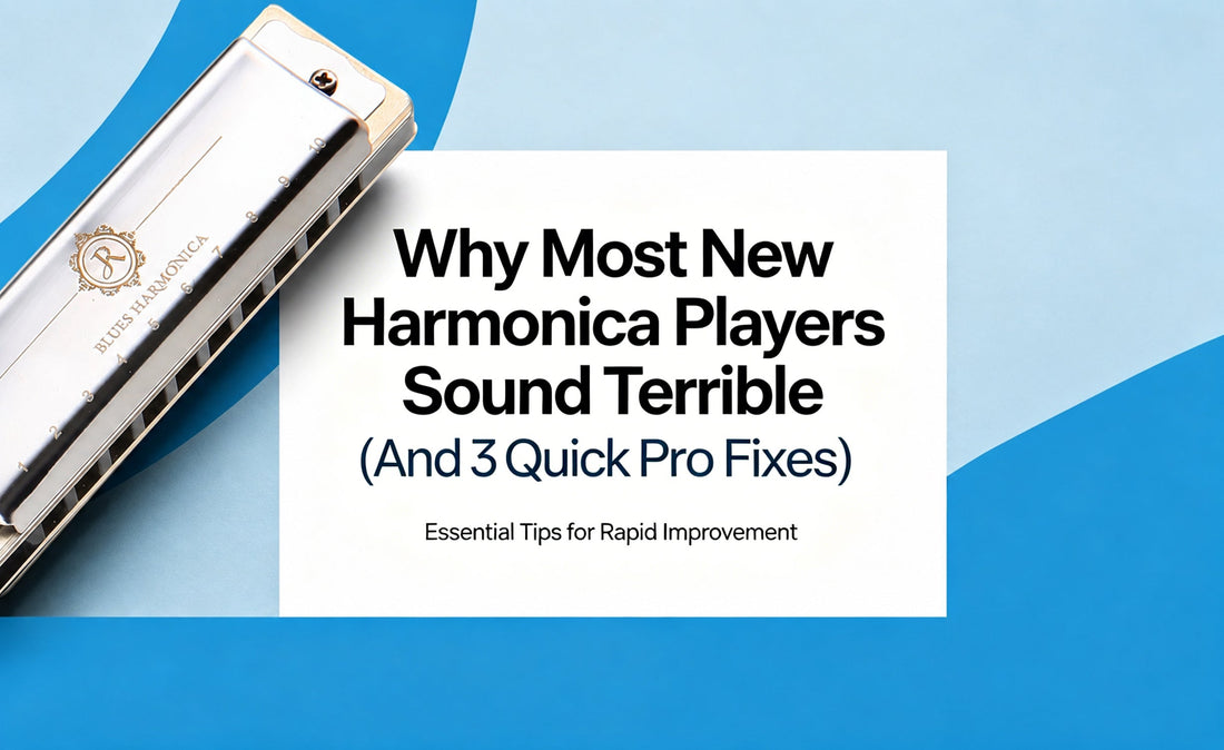 Why Most New Harmonica Players Sound Terrible (And 3 Quick Pro Fixes)