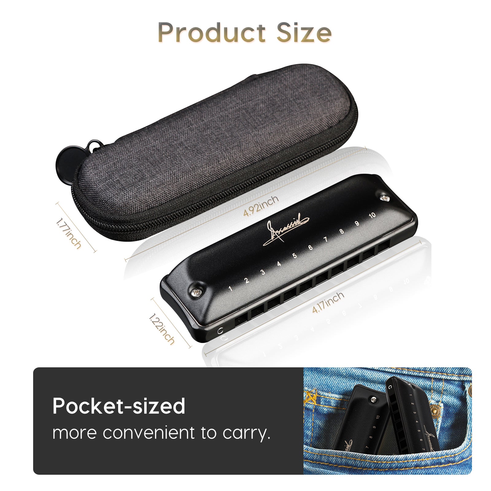 The Assassin harmonica features low-temperature treated reeds for excellent airtightness, enabling easy overblowing and advanced techniques.