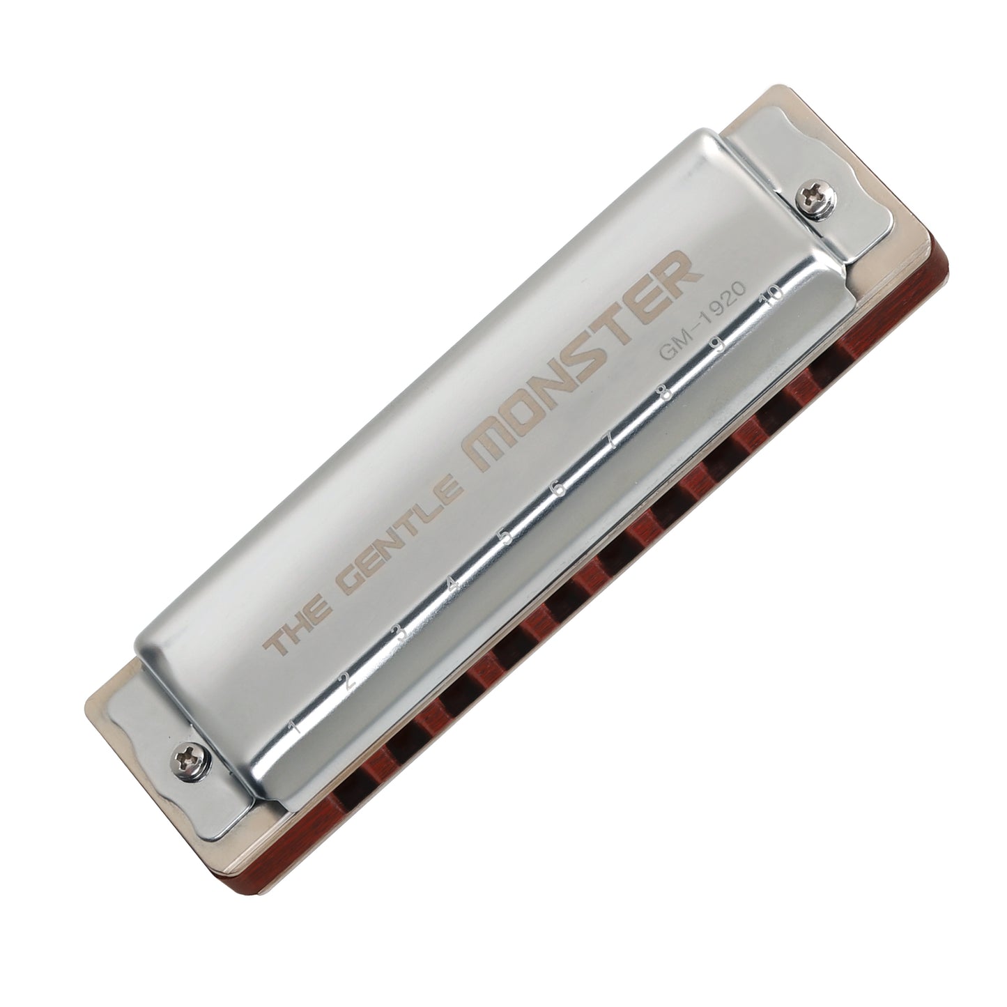 The Gentle Monster blues harmonica is made with Japanese reeds and a 1.2mm copper plate. It ensures more stable airflow and makes the harmonica easier to play.
