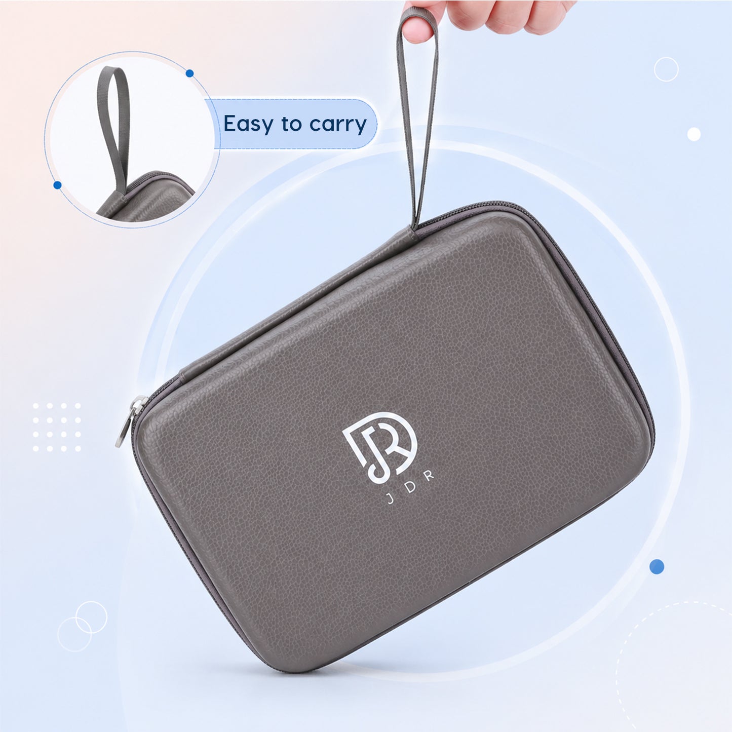 Estuche de transporte para armónica JDR, estuche de transporte para armónicas con correa para el hombro, estuches de exhibición con cremallera para 4, incluidos armónicas Trochilus y Blues 