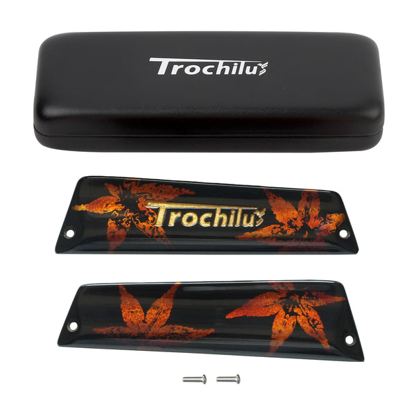 JDR Trochilus Harmonica Raw Lacquer Sandalwood Cover