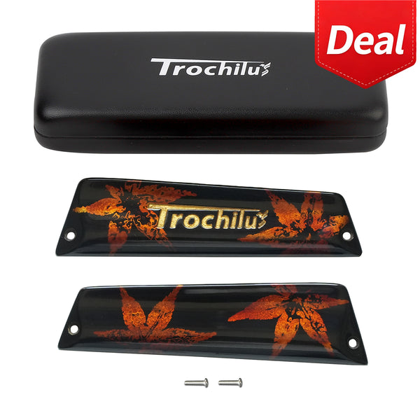 JDR Trochilus Harmonica Raw Lacquer Sandalwood Cover