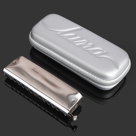JDR Luna with low-temp heat-treated reeds, a thin airtight mouthpiece, durable keys, copper-palladium cover/comb (anti-oxidation), easy high notes.