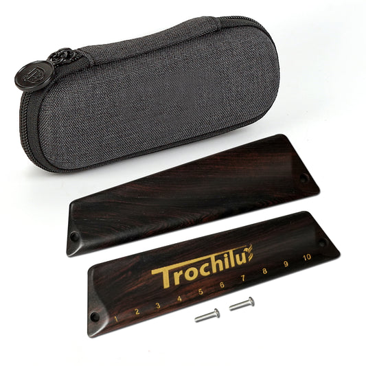 Designed exclusively for the JDR Trochilus and GameChanger 10-hole chromatic harmonicas.